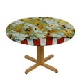 thumbnail image 3 of Orinice Popcorn Logo Cinema Round Table Cover Stain Resistant Washable 100% Polyester Fiber Perfect for Indoor Outdoor Kitchen Dining Wedding Parties Tablecloth 31-35, 3 of 8
