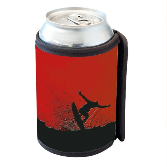 KuzmarK Insulated Drink Can Cooler Hugger - Surf the Waves