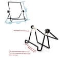 thumbnail image 3 of unbranded Soporte Plegable De Metal Para Tablet Negro Compatible Con Ipad Y Dispositivos Hasta 0.5 Pulgadas, 3 of 7