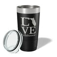 thumbnail image 2 of Tallahassee FL Love Tumbler Travel Mug Insulated Laser Engraved Coffee Cup Florida Gift 20 oz Black, 2 of 5