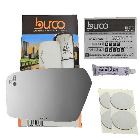 Fits 10-12 LINC MKZ Left Driver Mirror Glass Lens w/Etched Blind Spot Detect USA