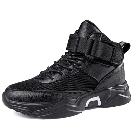 

Men‘s High Top Running Shoes Breathable Cushioned Outdoor Shoes