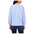 thumbnail image 2 of Vince Camuto Women's Long Sleeve Lightweight Warm & Cozy V-Neck Sweater (Marine Blue, XXL), 2 of 4