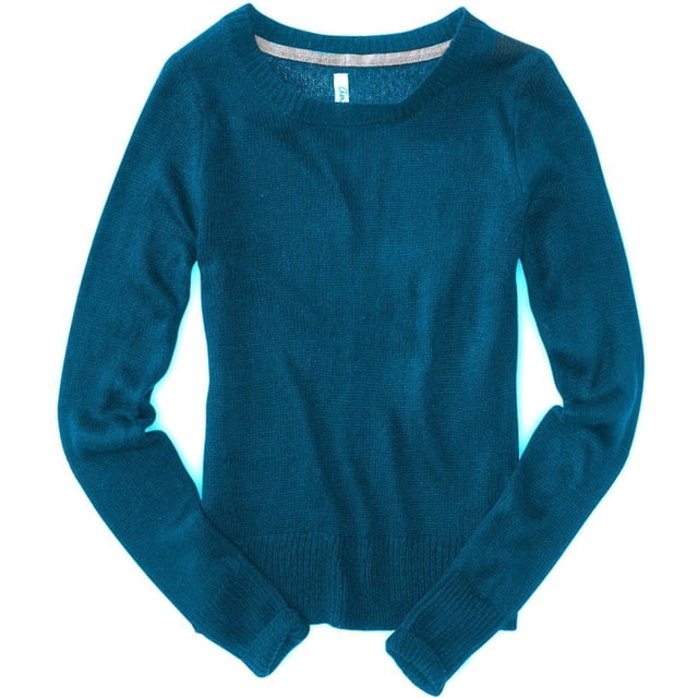 Suéter de punto Aeropostale para mujer azul extragrande