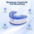thumbnail image 7 of Anti-Snoring Mouth Guard & Mouthpiece - Adjustable, Customizable, Comfortable for Men and Women - Enhanced Sleep Experience (Blue-1pcs), 7 of 7