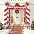 thumbnail image 7 of Christmas Tinsel Garland 33 FT, Red White Snowflake Metallic Twist Garland Ceiling Hanging Decor for Christmas Tree Party Ornaments Holiday Indoor Outdoor Supply, 7 of 7