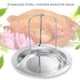 thumbnail image 4 of Soporte de pollo para asador vertical de acero inoxidable con bandeja de goteo para horno Abanopi Soporte para tostador, 4 of 6