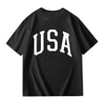 thumbnail image 6 of Weryoung Girls Boys Tshirts Summer Oversized Short Sleeve Casual Round Neck Basic Tees Girls Cute T-Shirts,Black,3-4 Years, 6 of 6