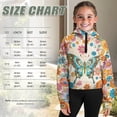 thumbnail image 4 of Chririnla Bohemian Butterfly Flower Soccer Golf Sweatshirt with Pocket Gym Sweatshirts Yoga Sweatshirts Fishing Sweatshirt Size 9-10, 4 of 7