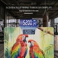 thumbnail image 3 of Bathroom Scale, Highly Accurate Digital Body Scale,Precisely Measures Weight up to 400 lbs-Beautiful Parrots In The Rainforest, 3 of 4