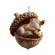 thumbnail image 1 of Adornos de bellota de bosque acogedores, acrílicos 2D, para colgar en el árbol de Navidad, fiestas temáticas de bosque, decoración del hogar, 1 of 8