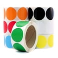 thumbnail image 7 of Pack of 500 1" Round Color Coding Labels, 8 Bright Neon Colors, 1", 7 of 7