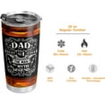 thumbnail image 5 of 20oz Valentines Day Gifts for Him, Unique Birthday Gifts for Men, Dad, Son, Husband, Fathers Gifts, Father Man Myth Legend Dad Tumbler Cup, Travel Coffee Mug with Lid, 5 of 6