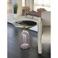 thumbnail image 2 of Pangea Home End Table Coffee Accent Table, Round, Modern, Indoor in Glass, Gray, 2 of 4