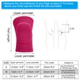thumbnail image 2 of Uxcell M Size Protective Knee Pads Volleyball Knee Pads Ski Knee Pads Sponge Knee Pads Brace, Rose red 2 Pcs, 2 of 6