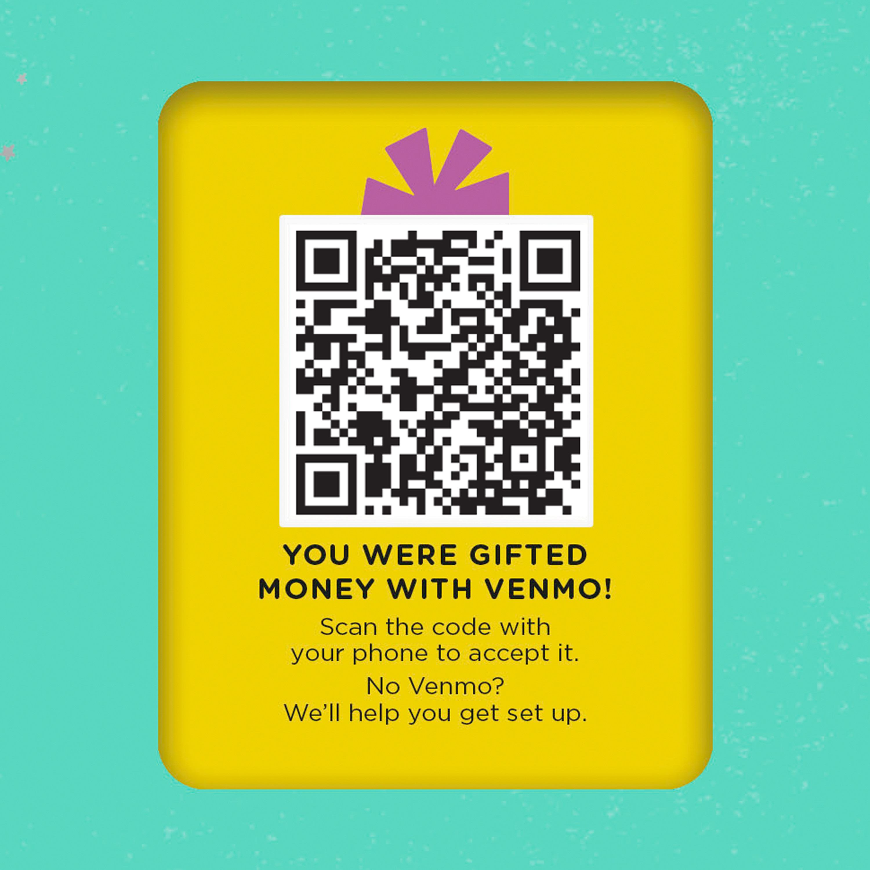 Hallmark and Venmo Birthday Greeting Card ("Happy You Day")