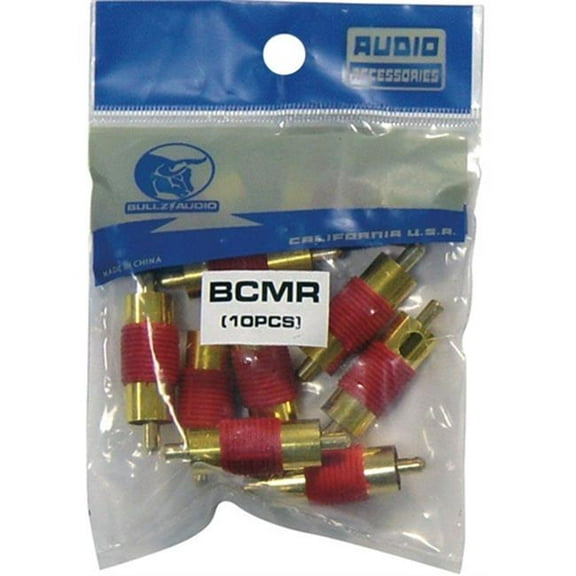 XSCORP Male Red RCA Couplers