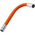 thumbnail image 3 of Universal Extension Faucet Hose - Flexible Jet Regulator - Malleable Freely Bendable Silicone Hose Kitchen Bathroom Sink Sprayer 360 Moldable Orange 5, 3 of 4