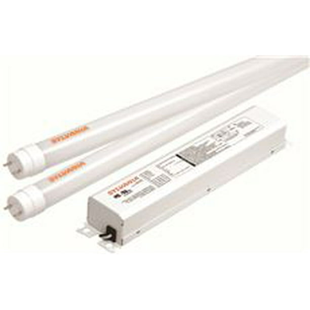 Sylvania Ultra Led Retrofit Kit, T8, High Efficiency, 3500K, 48 In., 19