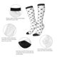 thumbnail image 3 of Fotbe Black Rabbit Calcetas Divertidas Estampadas para Hombre y Mujer, Calcetas de Algodón hasta la Rodilla para Caminar, Correr, Enfermería y Embarazo, 3 of 6