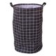 thumbnail image 1 of Cesto de ropa engrosado para ropa duradera, cesto de ropa grande para guardar ropa (negro) ER, 1 of 5