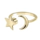 thumbnail image 2 of Anillos para mujer, regalos para mujer, anillo giratorio de estrella para mujer, apertura ajustable, anillo ajustable para dedo y estrella., 2 of 3