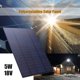 thumbnail image 5 of Cargador Solar Silicio Policristalino Del Panel 5W 18V para Batería 12V, 5 of 9