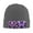 Deep Heather, variant on Purple Camouflage Winter Beanie Hats for Men Women Warm Cozy Knitted Cuffed Skull Cap Navy Blue
