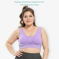 thumbnail image 2 of Sonducket Estabilidad para mujeres adultas: manténgase seguro y con productos compatibles Malla de comodidad visual transpirable lavable a Ropa interior Gris Púrpura,4XL 4XL, 2 of 6