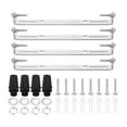 thumbnail image 1 of Unique Bargains 175mm Ceiling Light Plate Kit Light Fixture Mounting Bracket Plate Crossbar for Pendant Wall Light 4 Set, 1 of 7