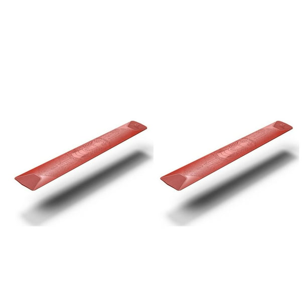 Naiovety ENLEE Bicicleta Down Tube Frame Protector Protection Sticker Portable Deportes al aire libre Accesorios de equitación Rojo Tipo 2 Rojo Tipo 2 2piezas