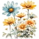 thumbnail image 2 of pstuiky Vinilos decorativos de plantas y flores para pared, salón, dormitorio, baño y aseo. Pintura autoadhesiva., 2 of 6
