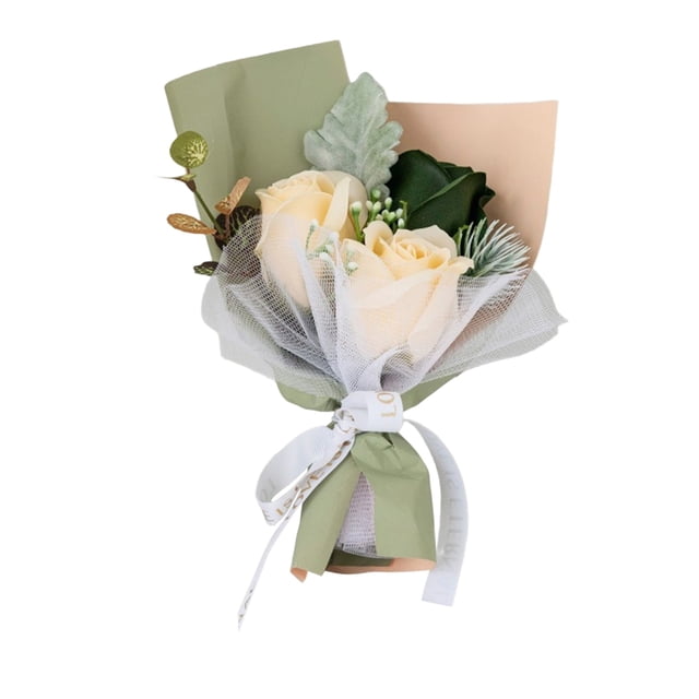 Artificial Rose Bouquet A, No Need to Water and Keep the First for a Long Time Symbolizing Companionship and Romance That Will Never Fade, 1 Bouquet of Flowers
