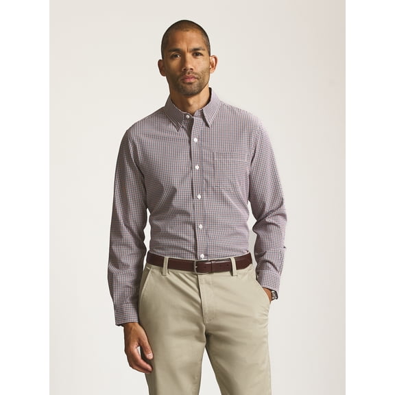 Chaps Men’s and Big Men’s Everyday Performance Long Sleeve Shirt, Sizes S–2XL