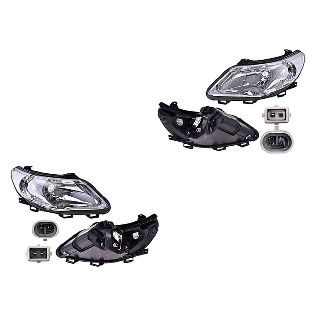 Par de Faros Saveiro 2010 A 2013 Volkswagen DEPO .