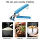 thumbnail image 3 of Bewildely Feiqiong Cool Plate Tongs Anti escaldado Hot Bowl Retriever Pinzas Clip Suministros de cocina de acero inoxidable Plate Tongs Nuevo Cocina y Comedor Azul Espesar Bewildely JJ24185-08, 3 of 6