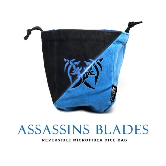 Assassin's Blades Reversible Microfiber Self-Standing Large Dice Bag