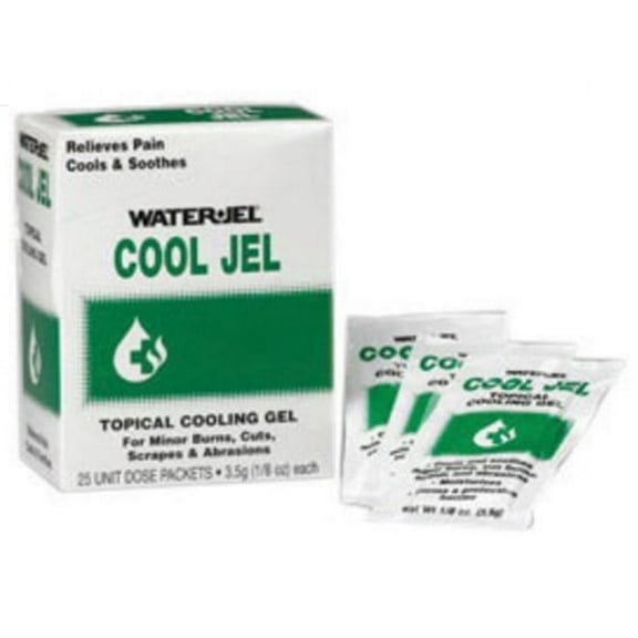 Water Jel Cool Jel Burn Relief 25 per Box