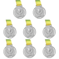 thumbnail image 1 of Correa antorcha medalla recuerdo aleación de zinc deporte competición premio con plata, 1 of 6