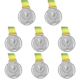 thumbnail image 1 of Medalla La Antorcha Recuerdo Premio Competición Deportiva Aleación Zinc Con Correa (Plata), 1 of 9