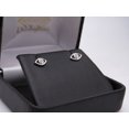thumbnail image 2 of Dazzlingrock Collection Round White Diamond Evil Eye Screwback Stud Earrings for Women (0.08 ctw, Color I-J, Clarity I2-I3) in 925 Sterling Silver, 2 of 6