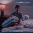 thumbnail image 3 of Almohada DreamyBlue con zafiros reforzados, ajustable, tamaño Loft Queen, 3 of 6
