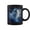 Black, variant on Alpha Galaxy Wolf Dark Fantasy Space Graphic Wolf Lovers Coffee Mugs