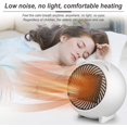 thumbnail image 4 of Calentador de ventilador TUNC portátil 500 W calentamiento rápido blanco 16*3,2*16,3 cm, 4 of 5