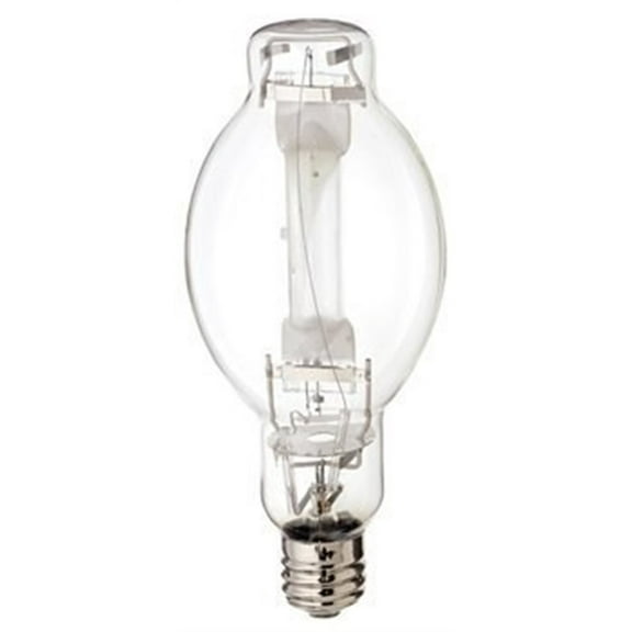 Satco S5845 - 1000 watt; Metal Halide HID; Mogul base; BT37; Clear; 65 CRI; 4200K
