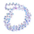 thumbnail image 2 of Electroplate Glass Beads Strands AB Color Plated Faceted Teardrop Top Drilled Lavender 6x4mm Hole: 0.8mm about 97~102pcs/strand 10.63''~14.80''(27~37.6cm), 2 of 3