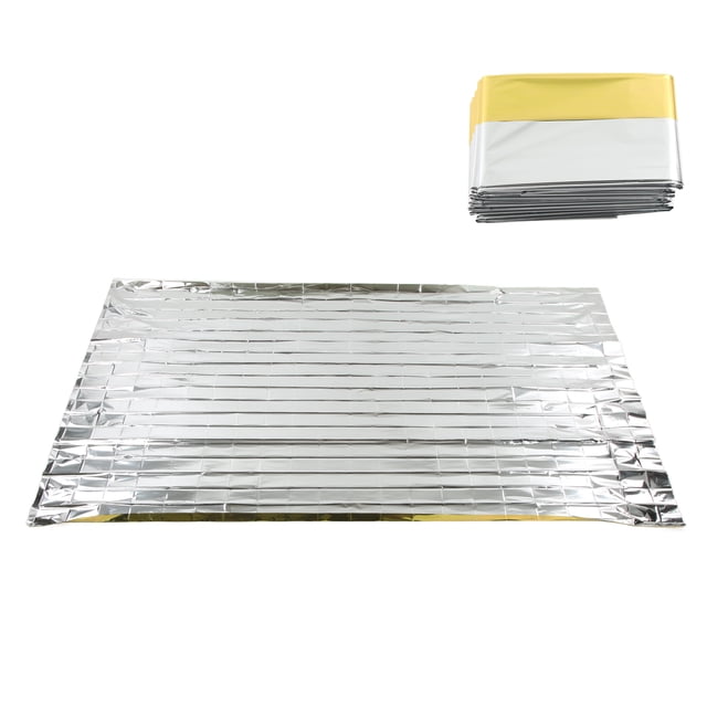 Emergency Blankets, Thermal Blanket 3PCS Waterproof For Outdoor For Travel For Wild Exploration 130x210cm