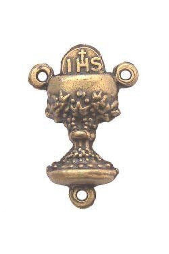 Communion Cup and Host - Eucharist Center - bronze (1.8cm-0.7")
