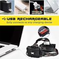 thumbnail image 3 of Torche de Tête Led Super Lumineuse Rechargeable Étanche pour Camping Pêche Randonnée, 3 of 4