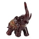 thumbnail image 2 of Adorno de elefante de resina para escritorio, estatua de elefante para decoración de gabinetes de oficina y hogar., 2 of 14